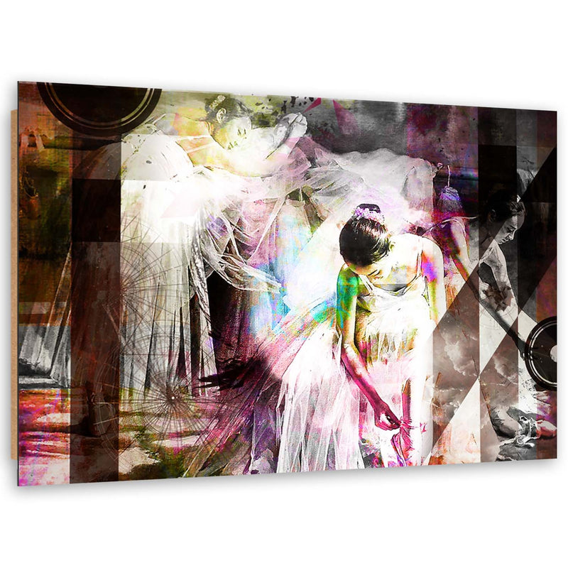 Deco panel print, Ballerina in a dress - abstract