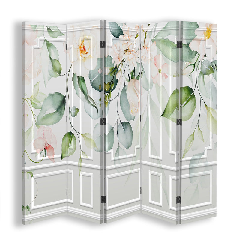 Room divider Double-sided, Green leaves