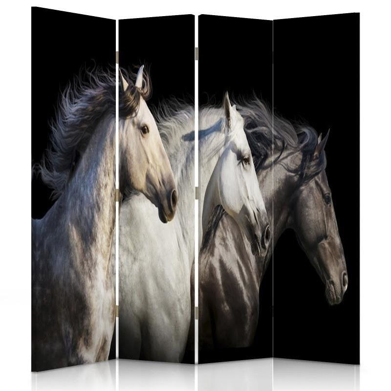 Room divider Double-sided, Three horses