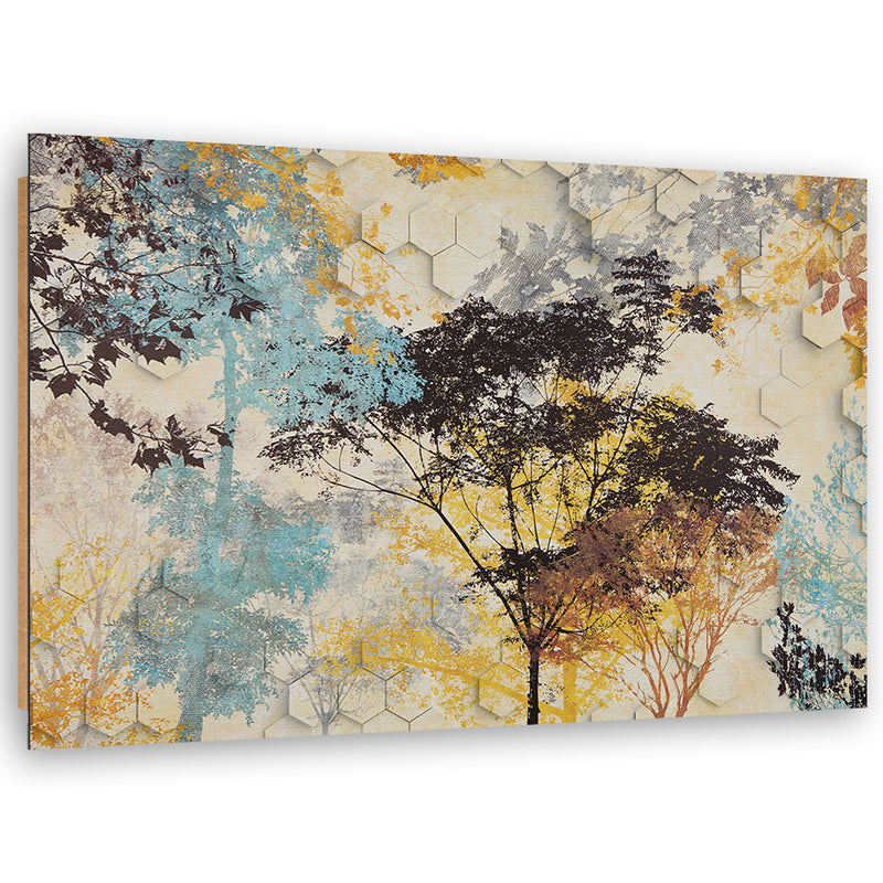 Deco panel print, Autumn trees