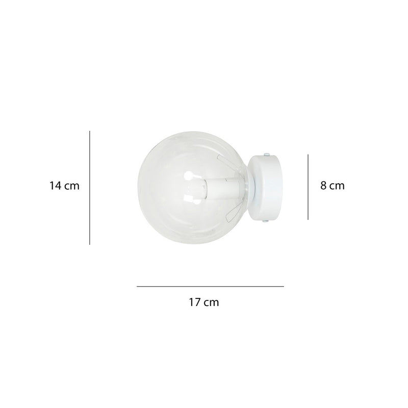 ROSSI pendant lamp 1L, D14 white, E14