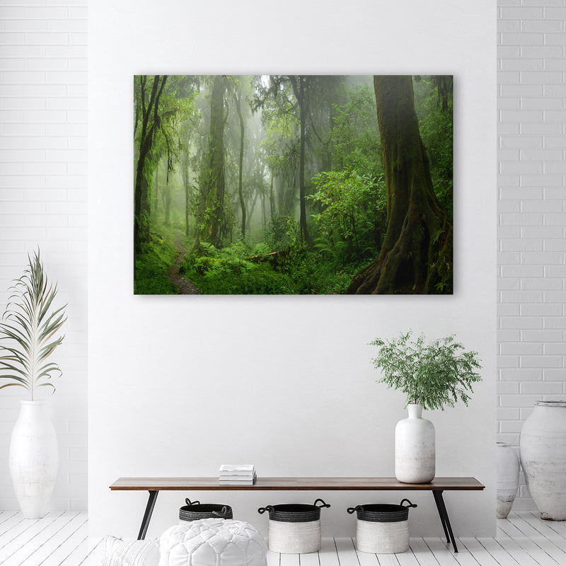 Deco panel print, Tropical jungle forest