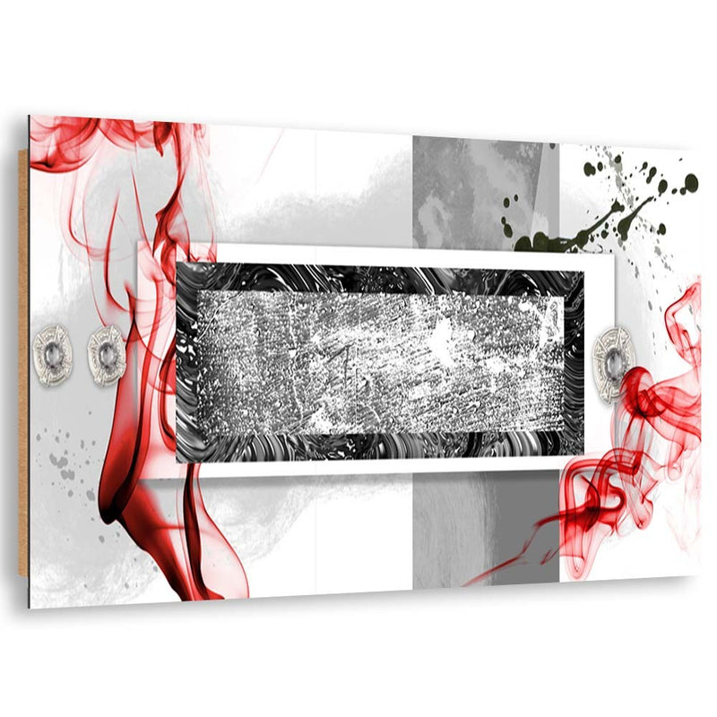 Deco panel print, Explosion of red