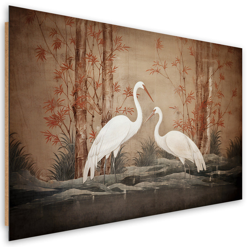 Deco panel picture, Animal Oriental Bird