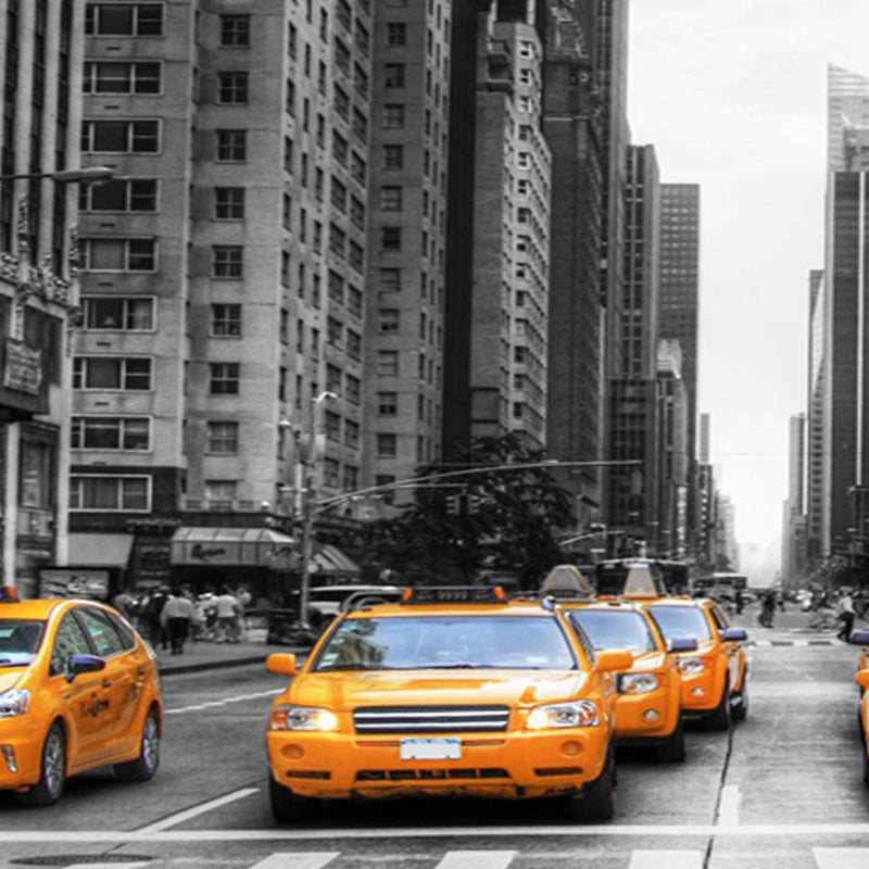 Separador de ambientes de doble cara, Taxi de Nueva York