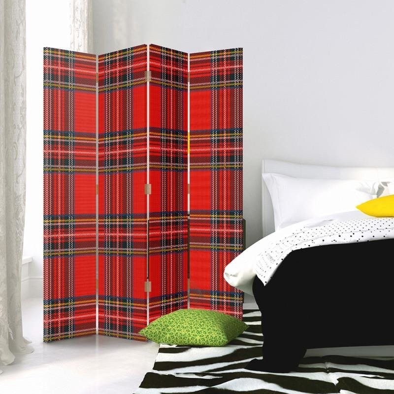 Room divider Double-sided, Checkered