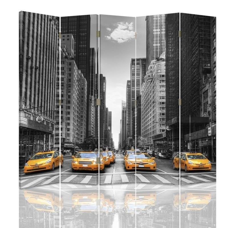 Separador de ambientes de doble cara, Taxi de Nueva York