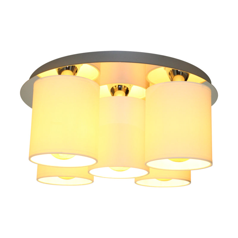 Merida Ceiling Lamp 5xE27 Max.25W Chrome / White