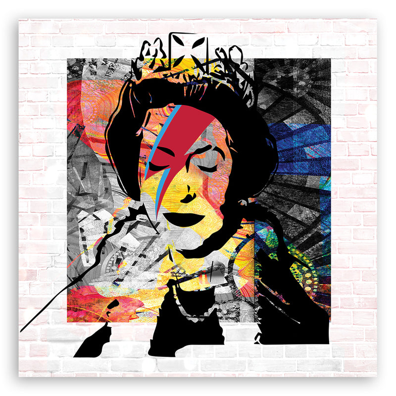Panel decorativo, Banksy Reina de Inglaterra
