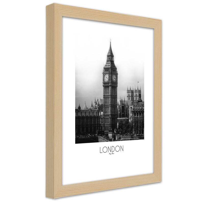 Picture in natural frame, The legendary big ben