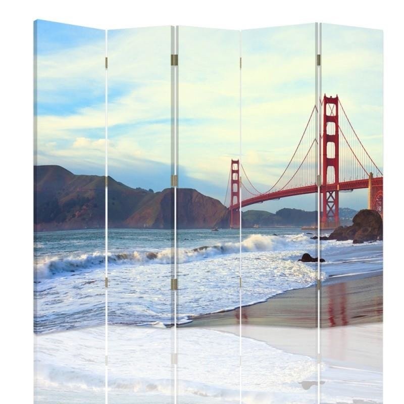 Room divider Double-sided, Golden Gate Bridge