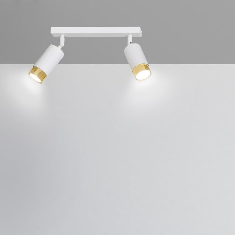 HIRO ceiling lamp 2L, white, GU10