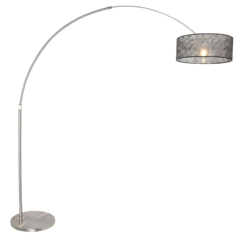 Floor lamp Sparkled light metal steel E27