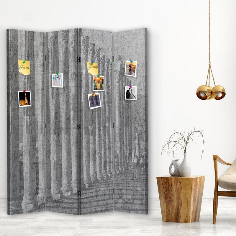 Room divider Double-sided PIN IT, Architectonic order