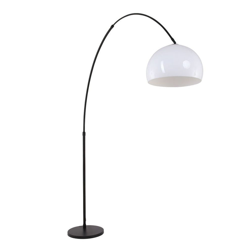 Floor lamp Sparkled light plastic black E27