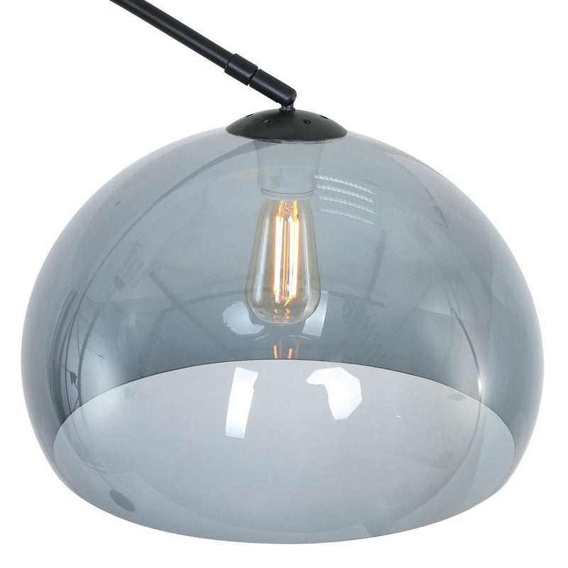Floor lamp Sparkled light plastic transparent E27
