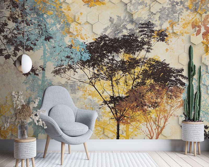Wallpaper, Autumn trees