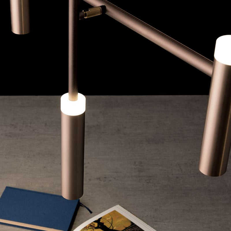 Linear suspension Luce Ambiente e Design CANDLE Metal LED