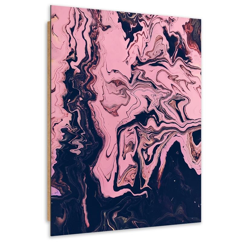 Deco panel print, Abstract painted in pink