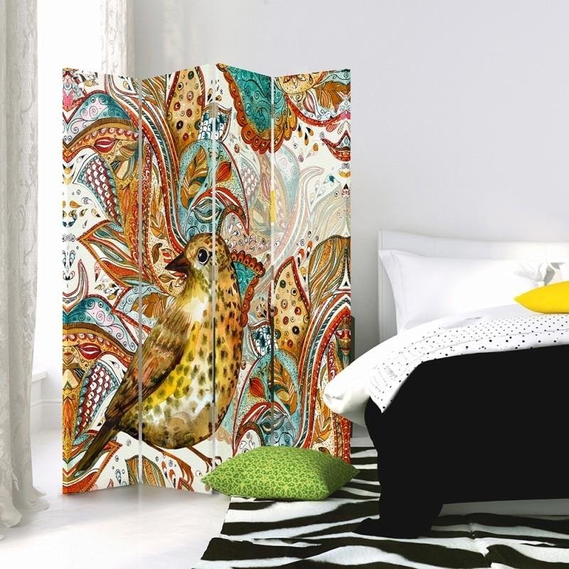 Room divider Double-sided, Oriental bird