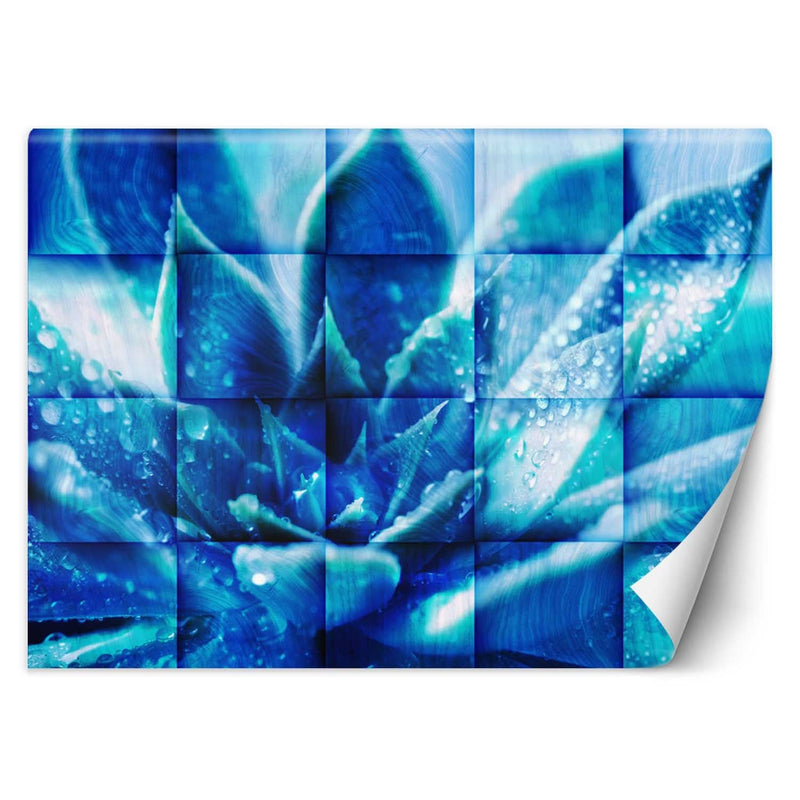 Wallpaper, Blue flower