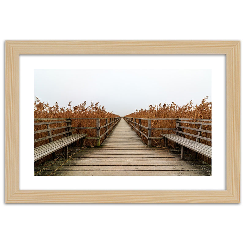 Picture in natural frame, Long pier