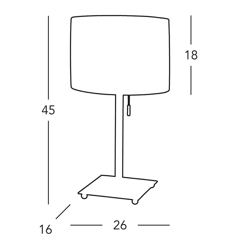 Table lamp SAND textile