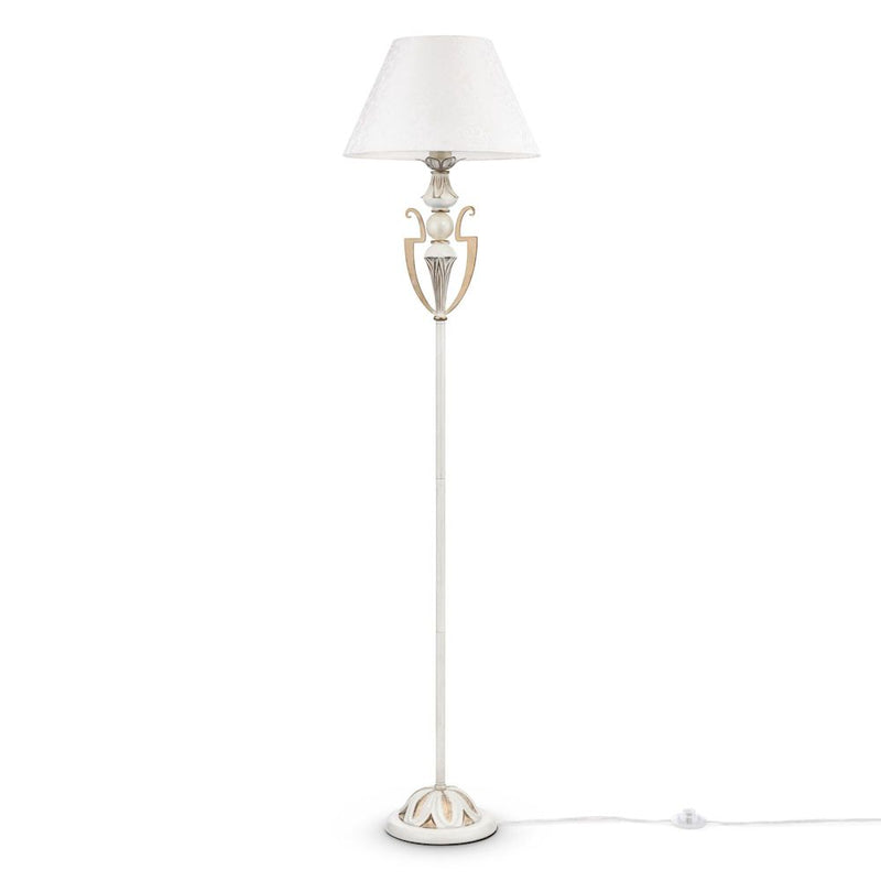 Floor lamp Maytoni Monile cotton white