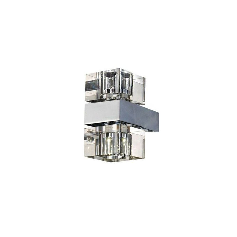 BOX wall sconce 2L, clear, G4 LED