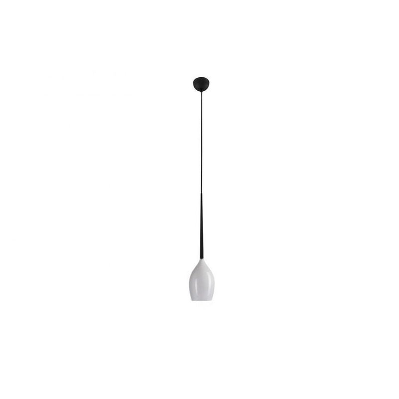 IZZA pendant lamp 1L, shiny white, E14