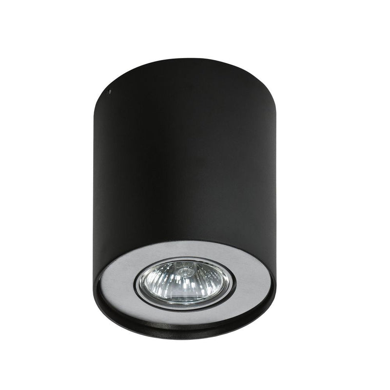 NEOS ceiling lamp 1L, black, GU10