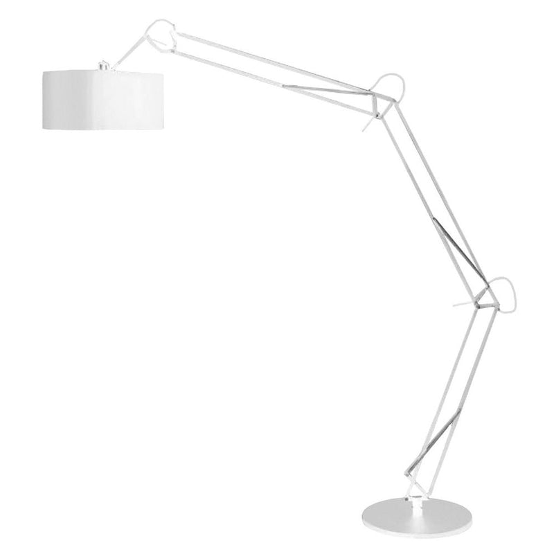 BOSSE floor lamp 1L, white, E27