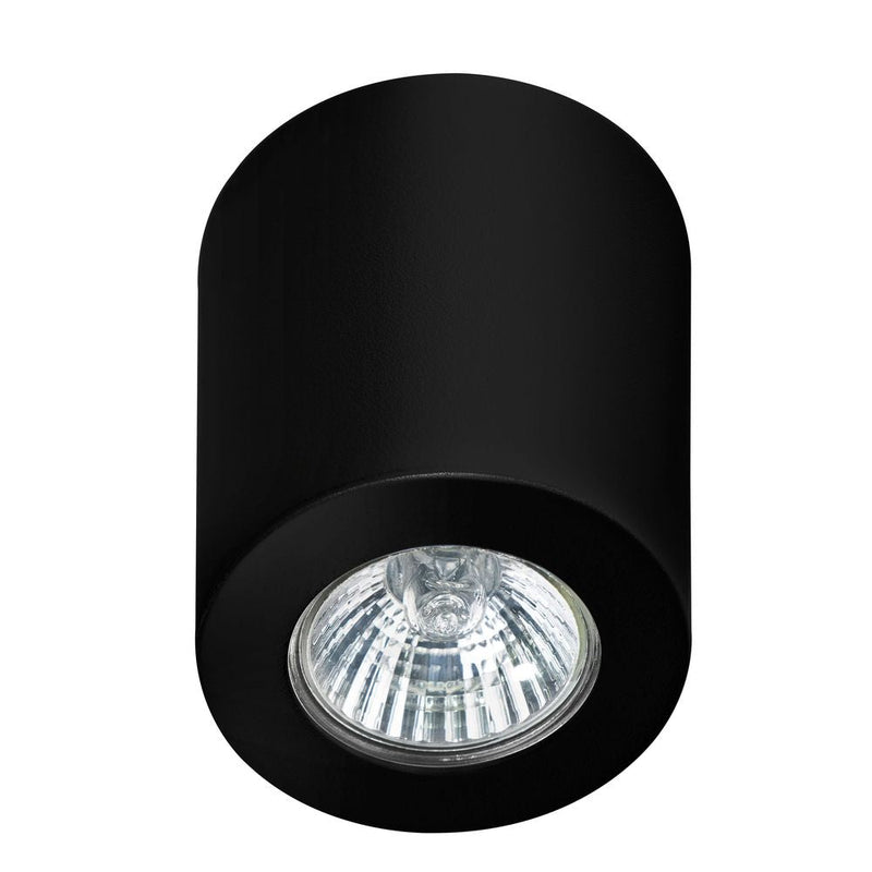 BORIS ceiling lamp 1L, black, GU10