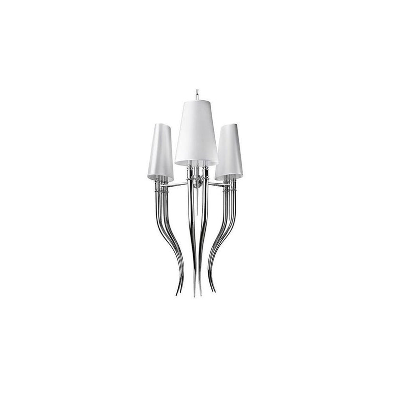 DIABLO pendant lamp 6L, white, E14