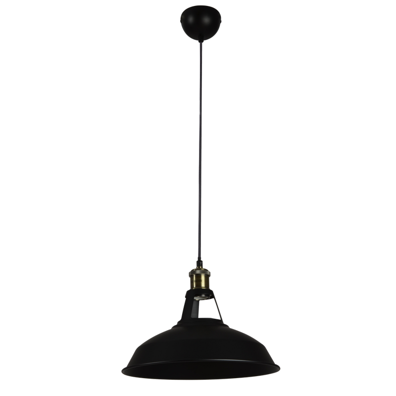 NEW pendant lamp 1L, black, E27