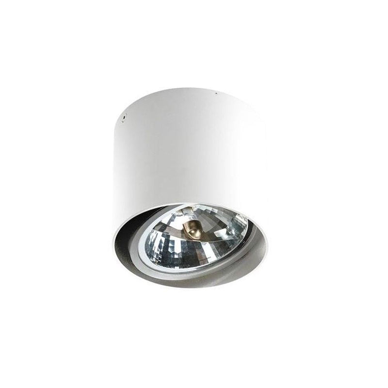 ALIX ceiling lamp 1L, white, QR111