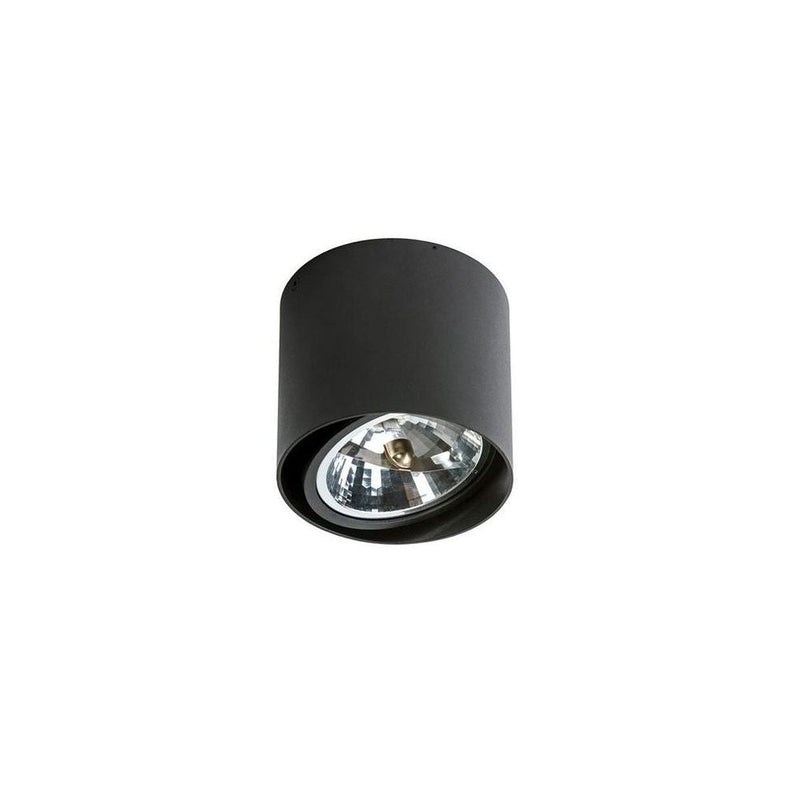 ALIX ceiling lamp 1L, black, QR111