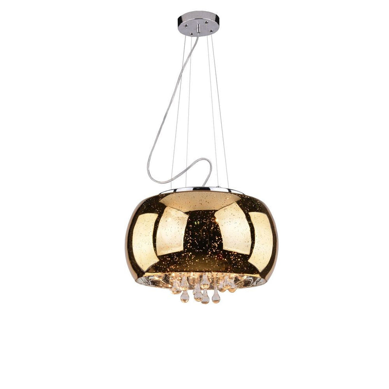 ASTRAL ceiling lamp 5L, shiny gold, G9