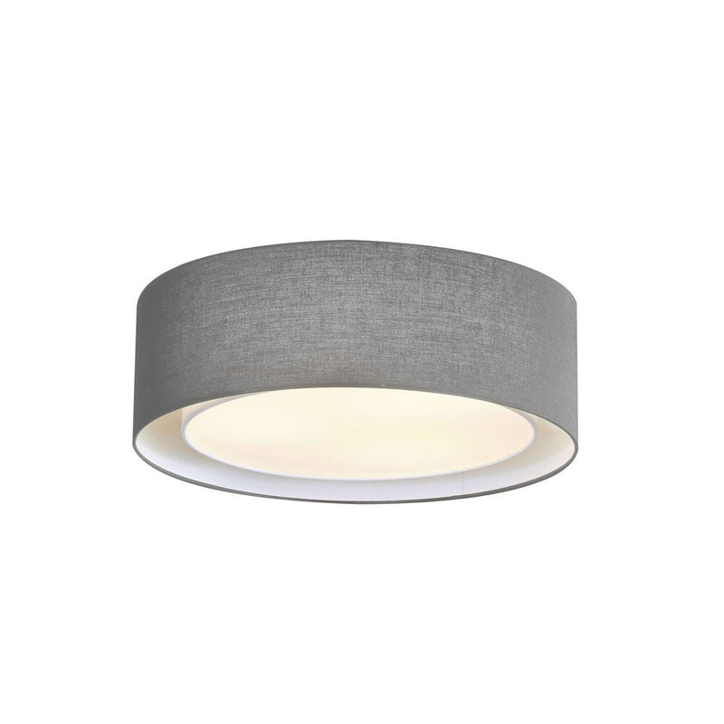 MILO ceiling lamp 3L, grey, E27