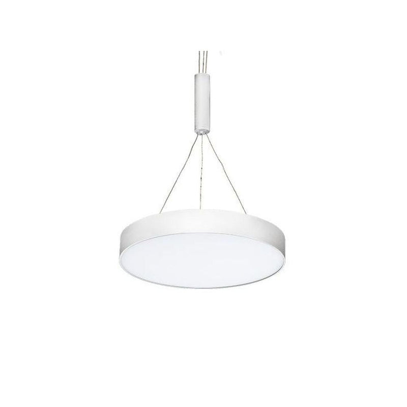 MONZA pendant lamp 1L, white, LED LED