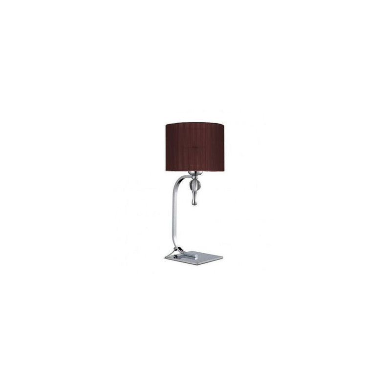 IMPRESS table lamp 1L, brown, E27