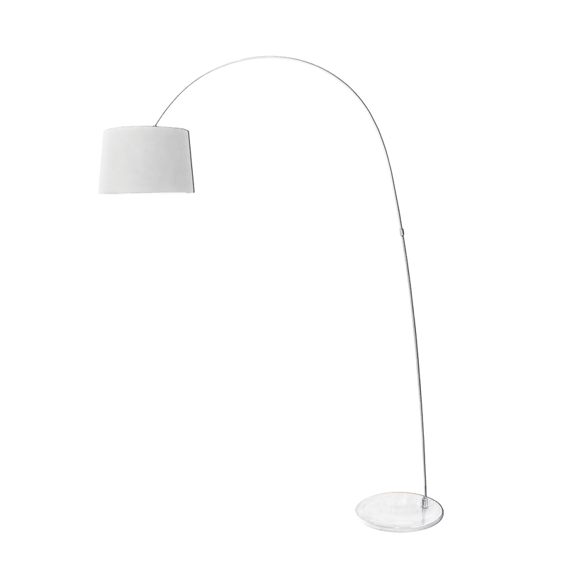 ARIANA floor lamp 1L, white, E27