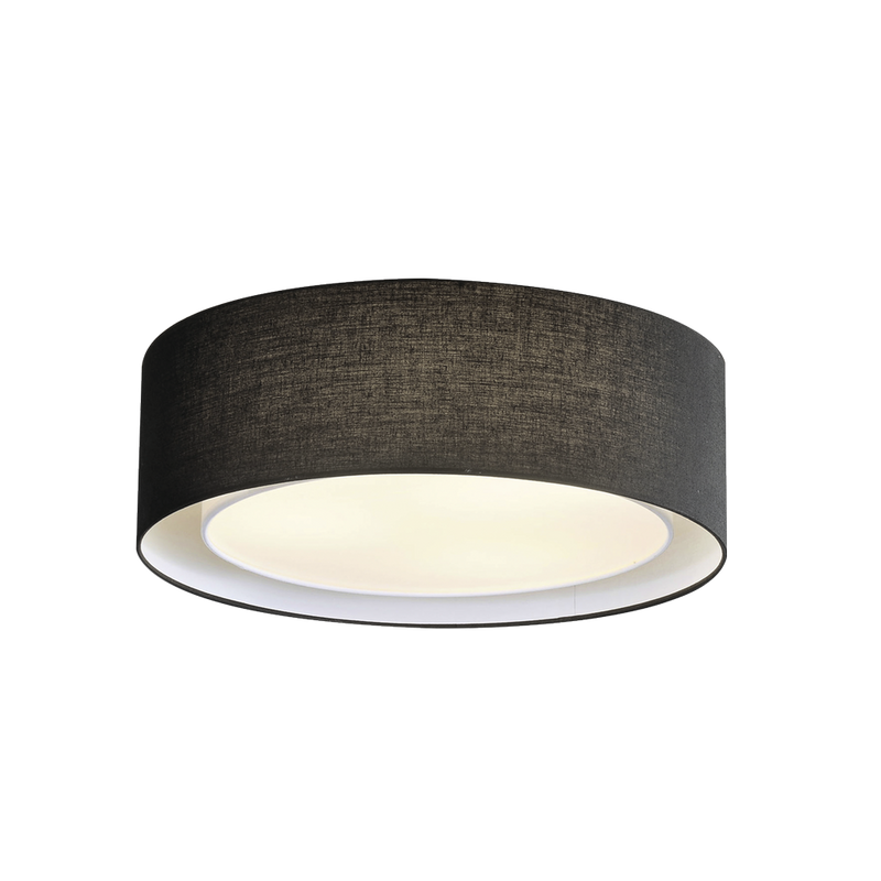 MILO ceiling lamp 4L, black, E27