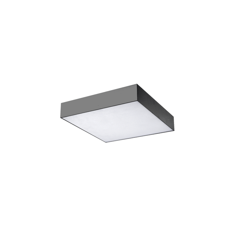 MONZA ceiling lamp 1L, black, LED LED