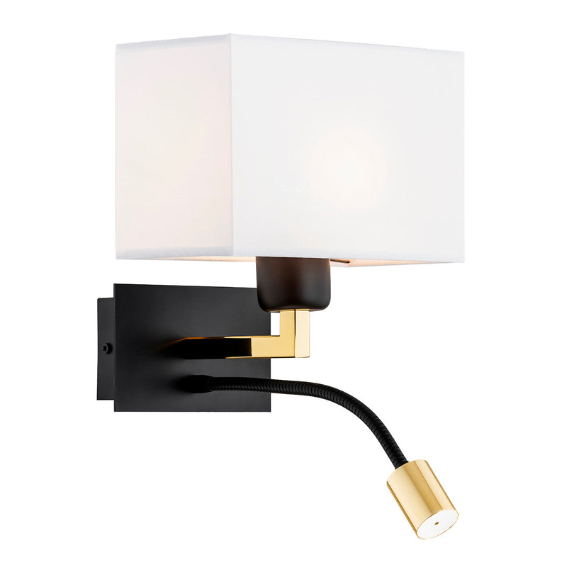 Sconce/wall lamp 2 flames Aragon BILL (1 x 15W (max) + 1 x 4.5W, E27 / LED)
