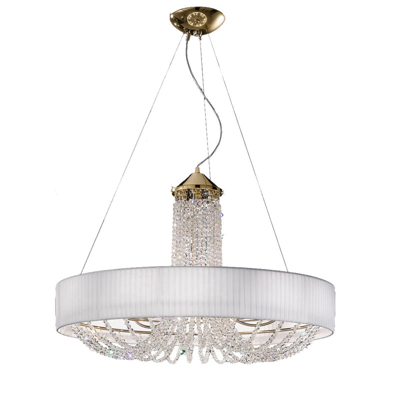 Chandeliers GIOIOSA gold textile