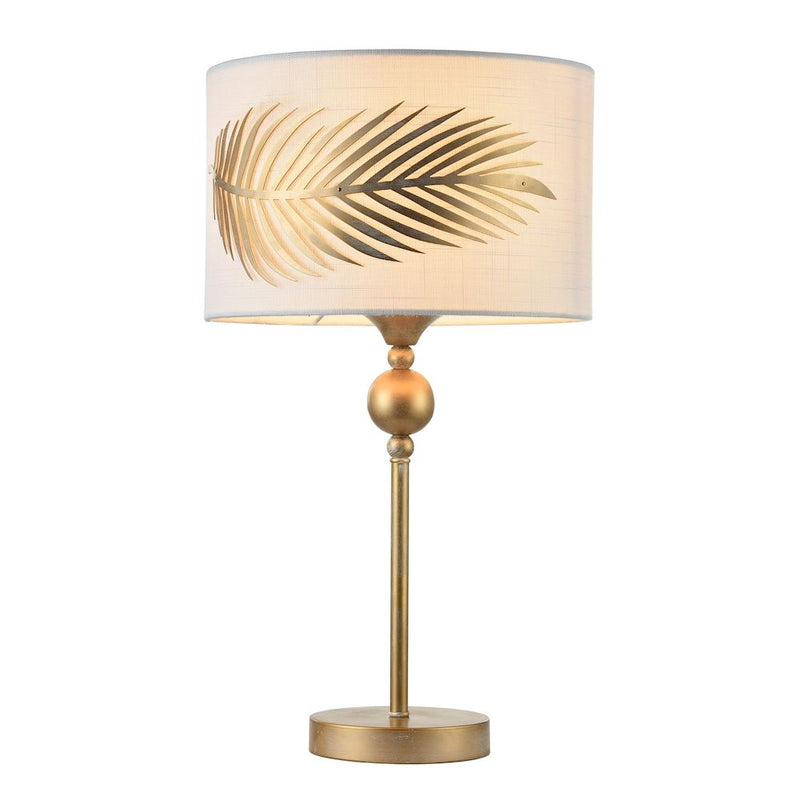 Table lamp Maytoni Farn textile gold