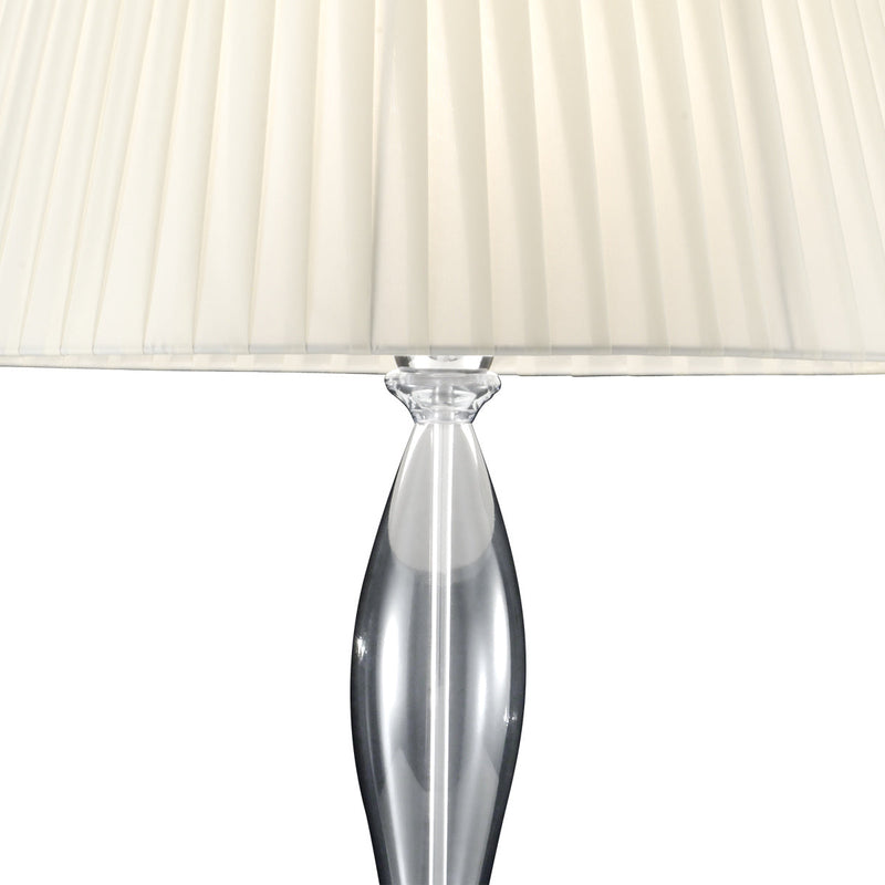 Table lamp MURANO PISANI chrome glass