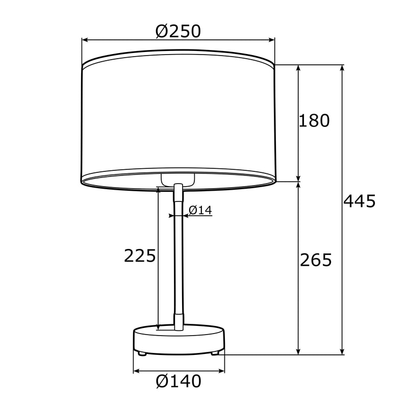 Desk lamp 1 flame Aragon KASER (1 x 15W (max), E27)