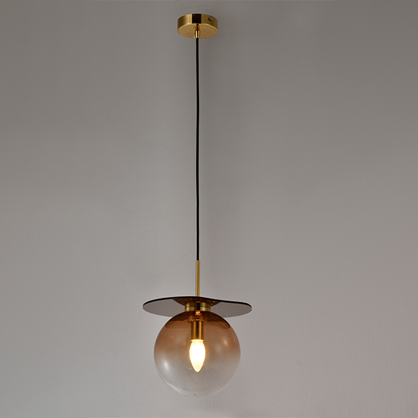Hanging lamp Mademoiselle amber